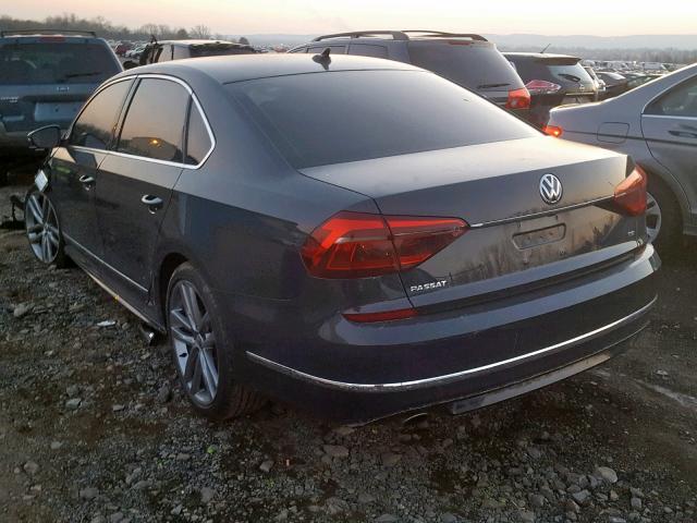 1VWDT7A34HC013660 - 2017 VOLKSWAGEN PASSAT R-L GRAY photo 3