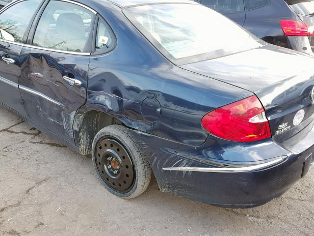 2G4WD582081142782 - 2008 BUICK LACROSSE C BLUE photo 9