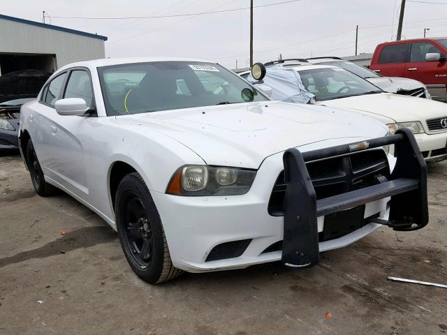 2B3CL1CT4BH600357 - 2011 DODGE CHARGER PO WHITE photo 1