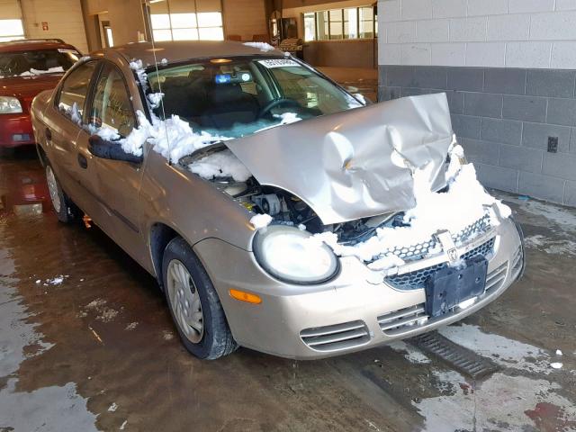 1B3ES26C23D221918 - 2003 DODGE NEON SE GRAY photo 1