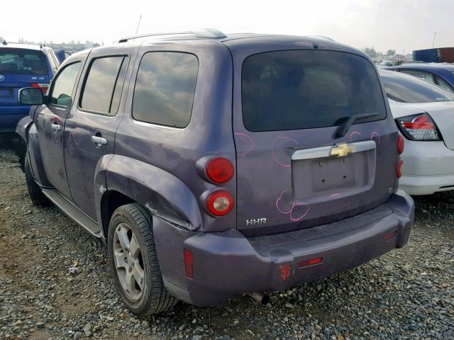 3GNDA23D96S541579 - 2006 CHEVROLET HHR LT PURPLE photo 3