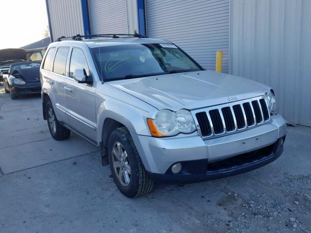 1J8HR58N58C242839 - 2008 JEEP GRAND CHER SILVER photo 1