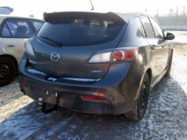 JM1BL1L78D1837819 - 2013 MAZDA 3 I GRAY photo 4