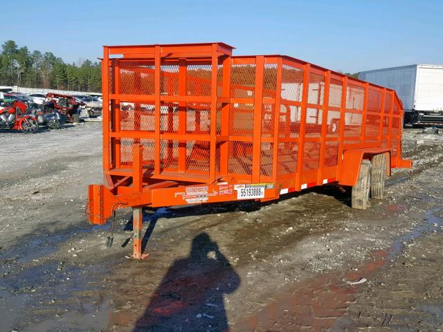 4T0FB1620H1001027 - 2017 YAMAHA TRAILER ORANGE photo 2