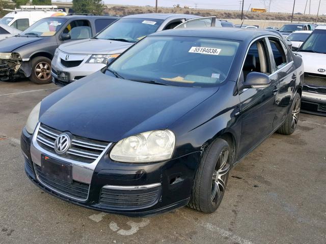 3VWEG71K77M113944 - 2007 VOLKSWAGEN JETTA WOLF BLACK photo 2