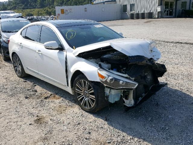 KNALN4D70E5123382 - 2014 KIA CADENZA PR WHITE photo 1