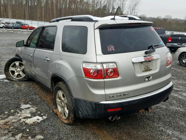 1GKER137X7J116602 - 2007 GMC ACADIA SLE SILVER photo 3