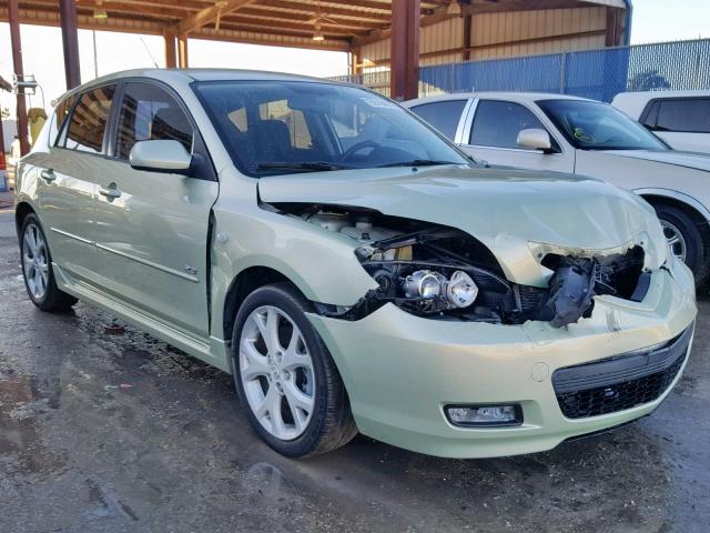 JM1BK343881159637 - 2008 MAZDA 3 HATCHBAC GRAY photo 1