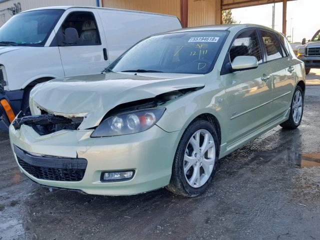 JM1BK343881159637 - 2008 MAZDA 3 HATCHBAC GRAY photo 2