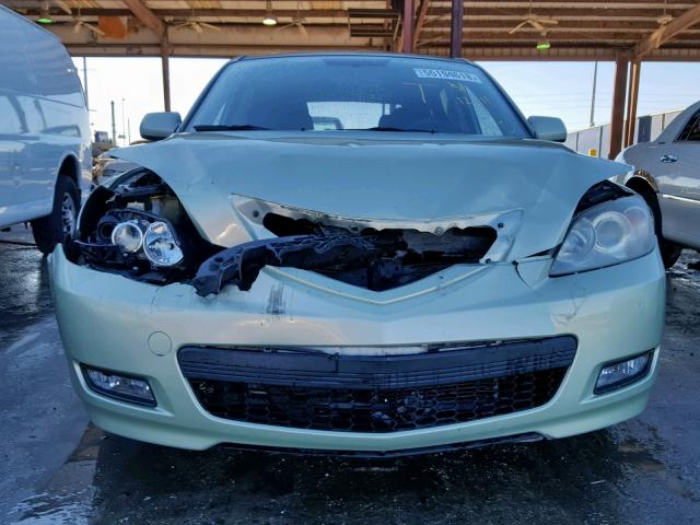 JM1BK343881159637 - 2008 MAZDA 3 HATCHBAC GRAY photo 9