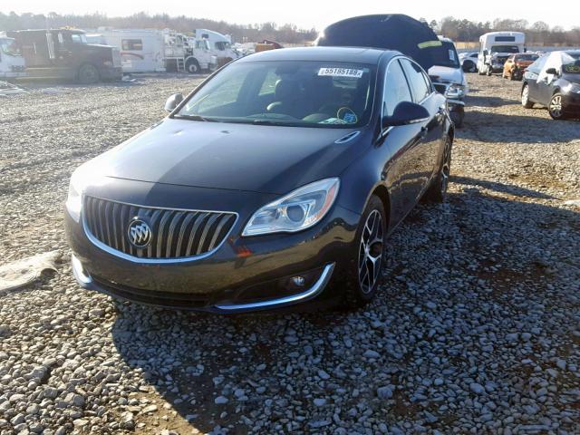 2G4G35EX2G9201726 - 2016 BUICK REGAL SPOR GRAY photo 2