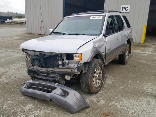 4S6DM58W724404388 - 2002 HONDA PASSPORT E SILVER photo 2