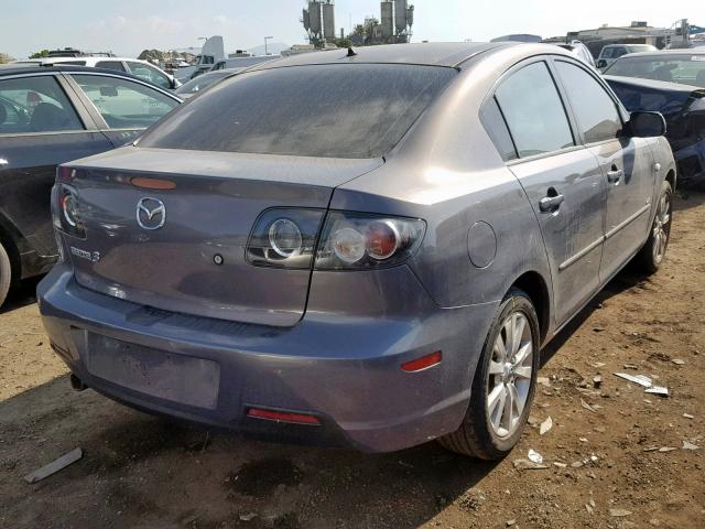 JM1BK124771628201 - 2007 MAZDA 3 S BLUE photo 4