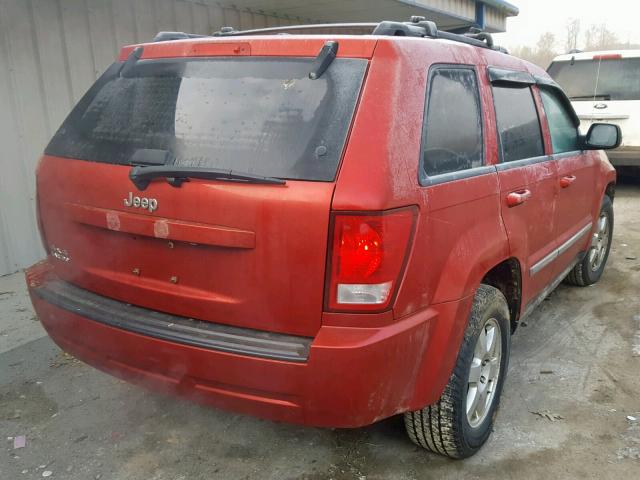 1J4PR4GK3AC135342 - 2010 JEEP GRAND CHER RED photo 4