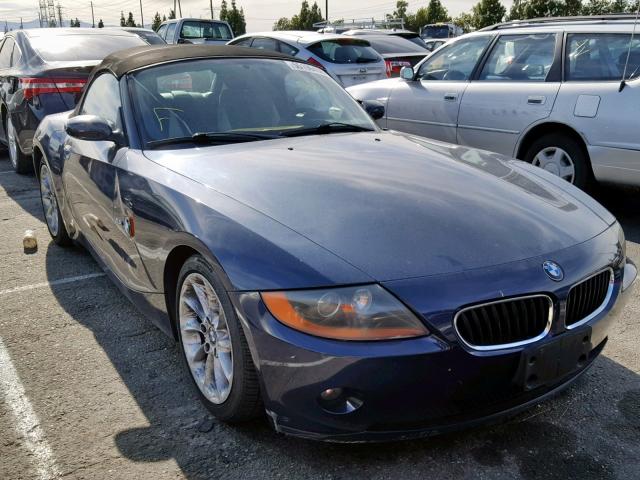 4USBT33443LR64677 - 2003 BMW Z4 2.5 BLUE photo 1