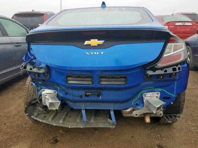 1G1RD6S5XHU119064 - 2017 CHEVROLET VOLT PREMI BLUE photo 9