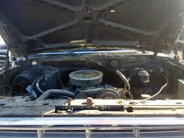 1FDKF37L4GKA88375 - 1986 FORD F350 BLACK photo 7