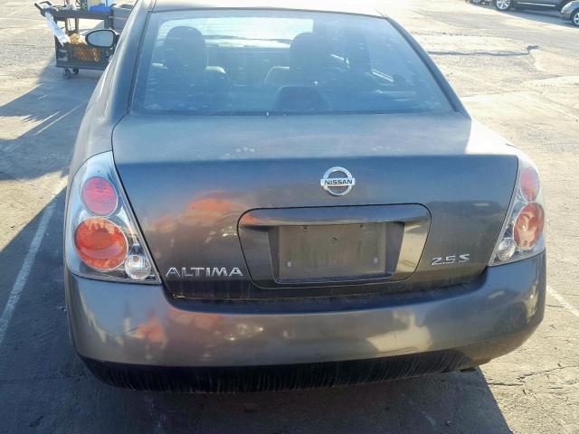 1N4AL11D55C951485 - 2005 NISSAN ALTIMA S GRAY photo 9