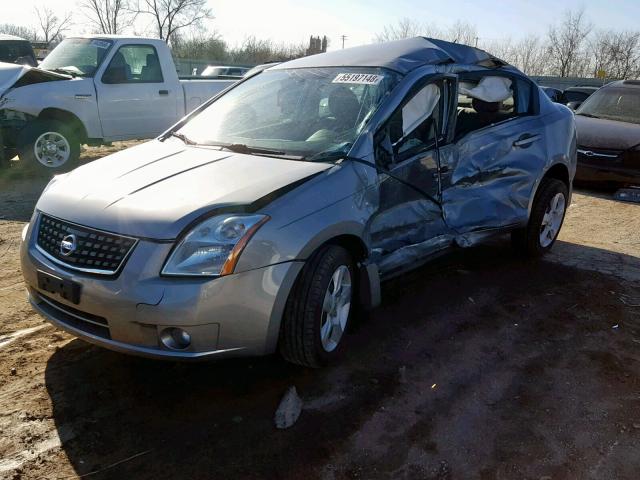 3N1AB61E28L733213 - 2008 NISSAN SENTRA 2.0 GRAY photo 2