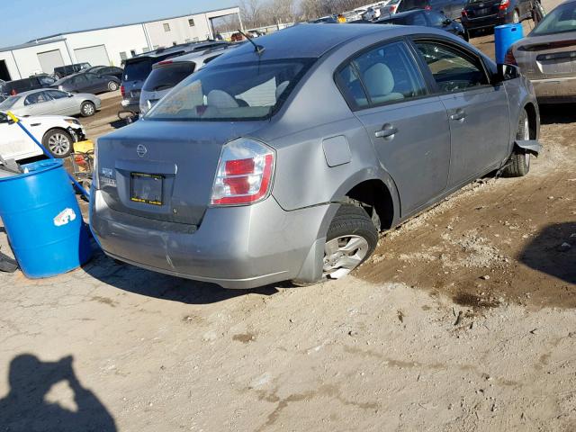 3N1AB61E28L733213 - 2008 NISSAN SENTRA 2.0 GRAY photo 4