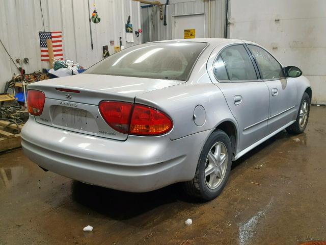 1G3NL52F74C133774 - 2004 OLDSMOBILE ALERO GL SILVER photo 4