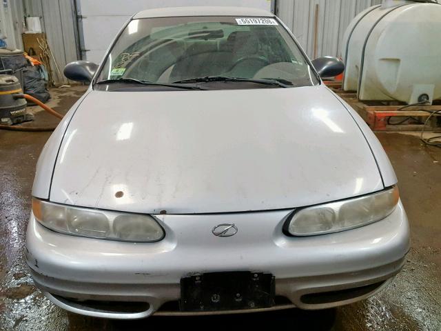 1G3NL52F74C133774 - 2004 OLDSMOBILE ALERO GL SILVER photo 9