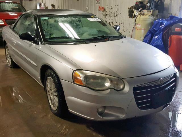 1C3EL55R45N576870 - 2005 CHRYSLER SEBRING TO SILVER photo 1