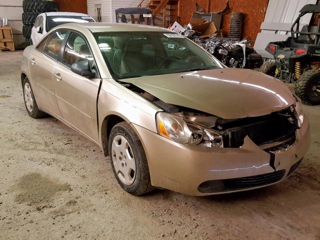 1G2ZF58B474203733 - 2007 PONTIAC G6 VALUE L GOLD photo 1