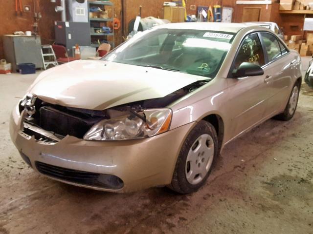 1G2ZF58B474203733 - 2007 PONTIAC G6 VALUE L GOLD photo 2