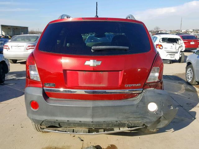3GNAL2EK6DS586579 - 2013 CHEVROLET CAPTIVA LS 红色 照片 9