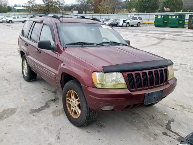 1J4G268S0XC639886 - 1999 JEEP GRAND CHER BURGUNDY photo 1