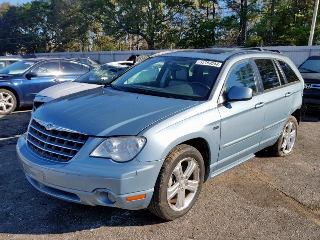 2A8GM68X28R609012 - 2008 CHRYSLER PACIFICA T BLUE photo 2