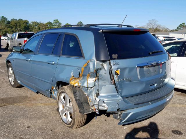 2A8GM68X28R609012 - 2008 CHRYSLER PACIFICA T BLUE photo 3