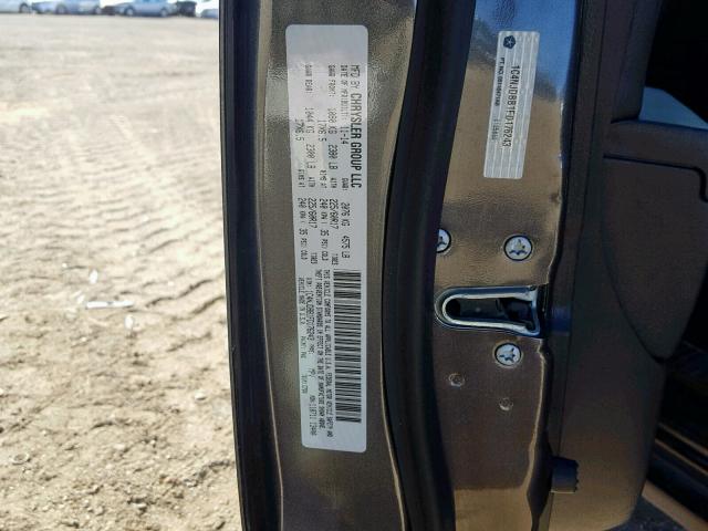 1C4NJDBB1FD176243 - 2015 JEEP COMPASS SP 灰色 照片 10