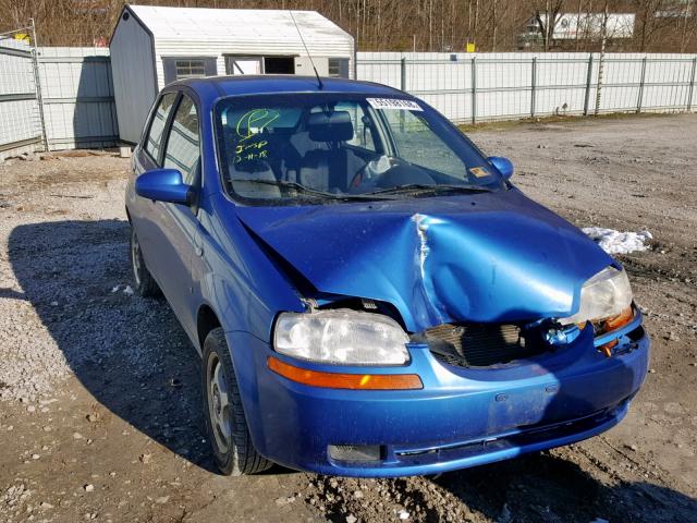 KL1TD66618B257384 - 2008 CHEVROLET AVEO BASE Mavi foto 1