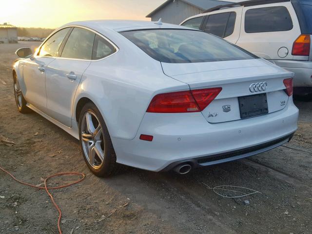 WAU2MAFC5EN109386 - 2014 AUDI A7 PRESTIG WHITE photo 3