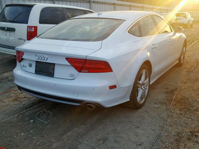 WAU2MAFC5EN109386 - 2014 AUDI A7 PRESTIG WHITE photo 4