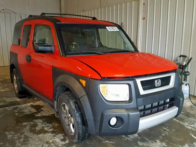 5J6YH28605L012228 - 2005 HONDA ELEMENT EX RED photo 1