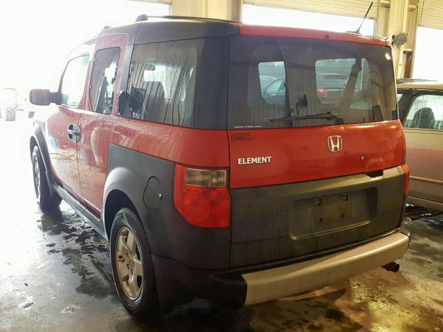 5J6YH28605L012228 - 2005 HONDA ELEMENT EX RED photo 3