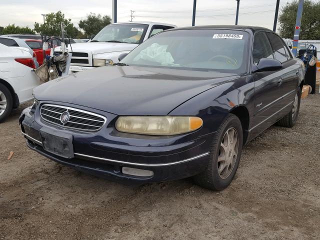 2G4WB52K6X1486131 - 1999 BUICK REGAL LS BLUE photo 2