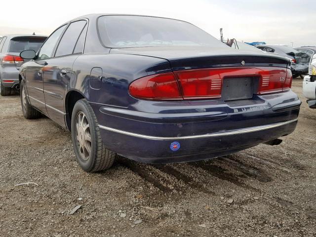 2G4WB52K6X1486131 - 1999 BUICK REGAL LS BLUE photo 3