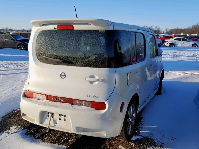 JN8AZ28R29T103042 - 2009 NISSAN CUBE BASE WHITE photo 4