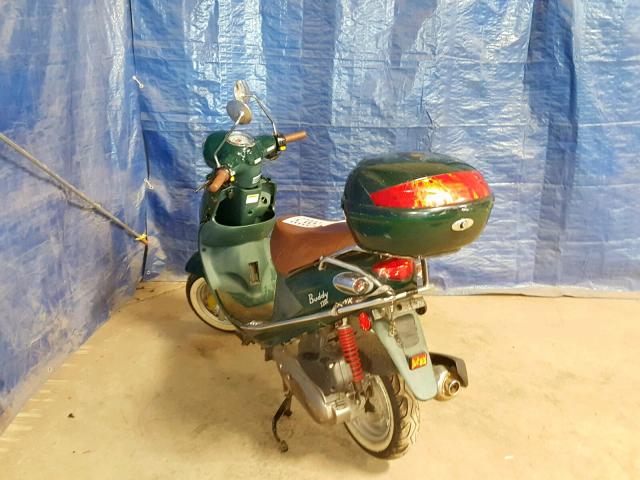 RFVPAC901C1000268 - 2012 GENUINE SCOOTER CO. BUDDY 170I GREEN photo 3