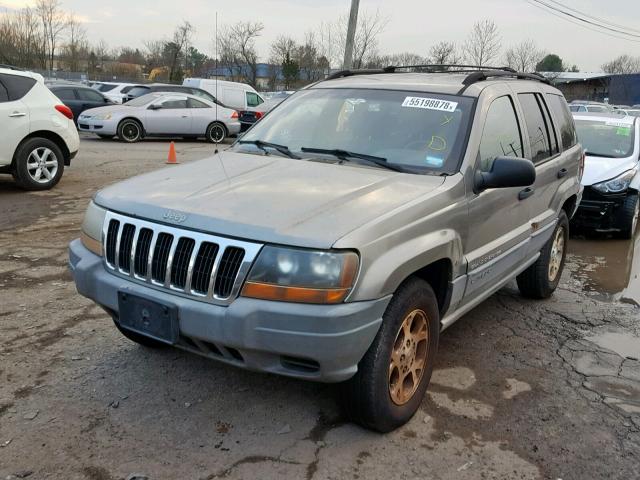 1J4GW58S6XC559166 - 1999 JEEP GRAND CHER GRAY photo 2