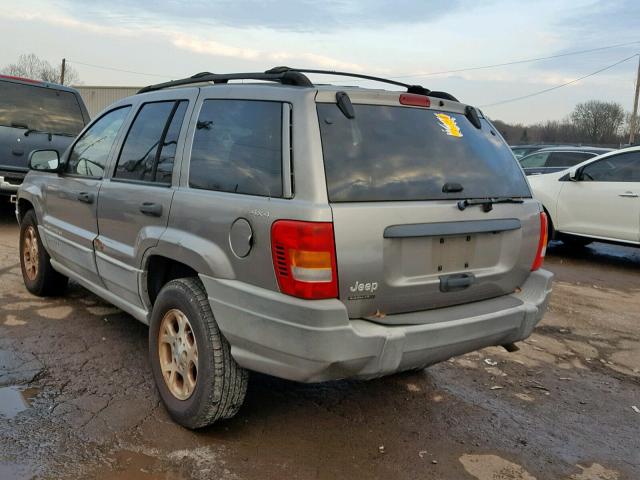 1J4GW58S6XC559166 - 1999 JEEP GRAND CHER GRAY photo 3