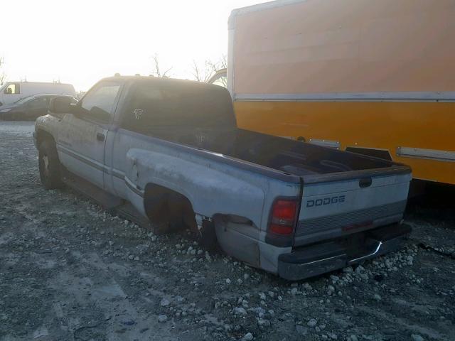 1B7MC36W2SS181308 - 1995 DODGE RAM 3500 GRAY photo 3