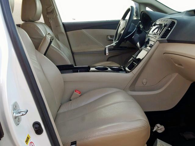 4T3BA3BB2BU028970 - 2011 TOYOTA VENZA BASE WHITE photo 5