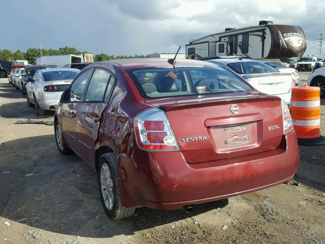 3N1AB61E07L708258 - 2007 NISSAN SENTRA 2.0 RED photo 3