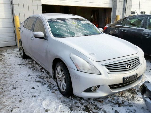 JN1CV6AR9AM253166 - 2010 INFINITI G37 GRAY photo 1