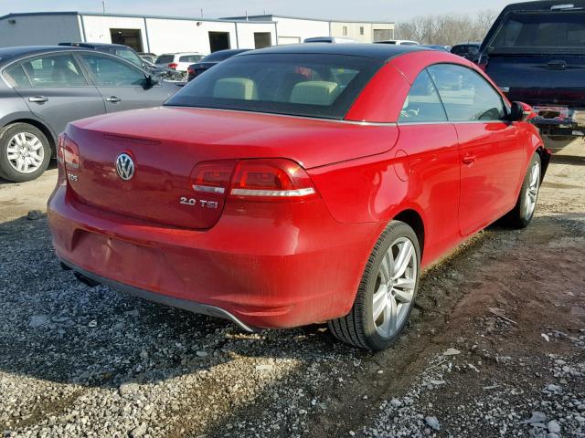 WVWFW7AHXCV002044 - 2012 VOLKSWAGEN EOS LUX 红色 照片 4